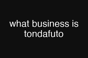 what business is tondafuto
